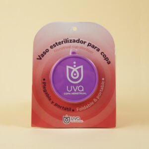 Vaso Esterilizador Copa Menstrual Uva